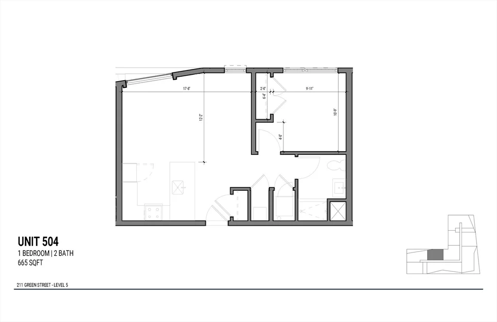 1 bed, 1 bath apartment for rent at 211 Green St Unit 504, Jamaica Plain — photo 12 of 12