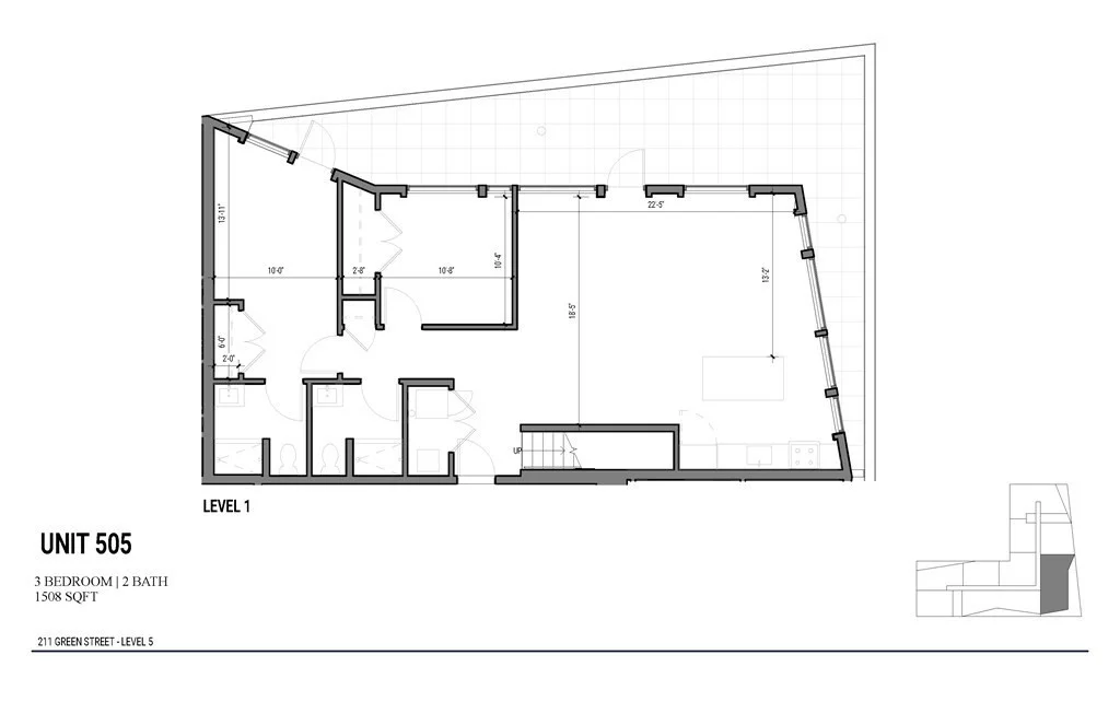 3 bed, 2 bath apartment for rent at 211 Green St Unit 505, Jamaica Plain — photo 3 of 4