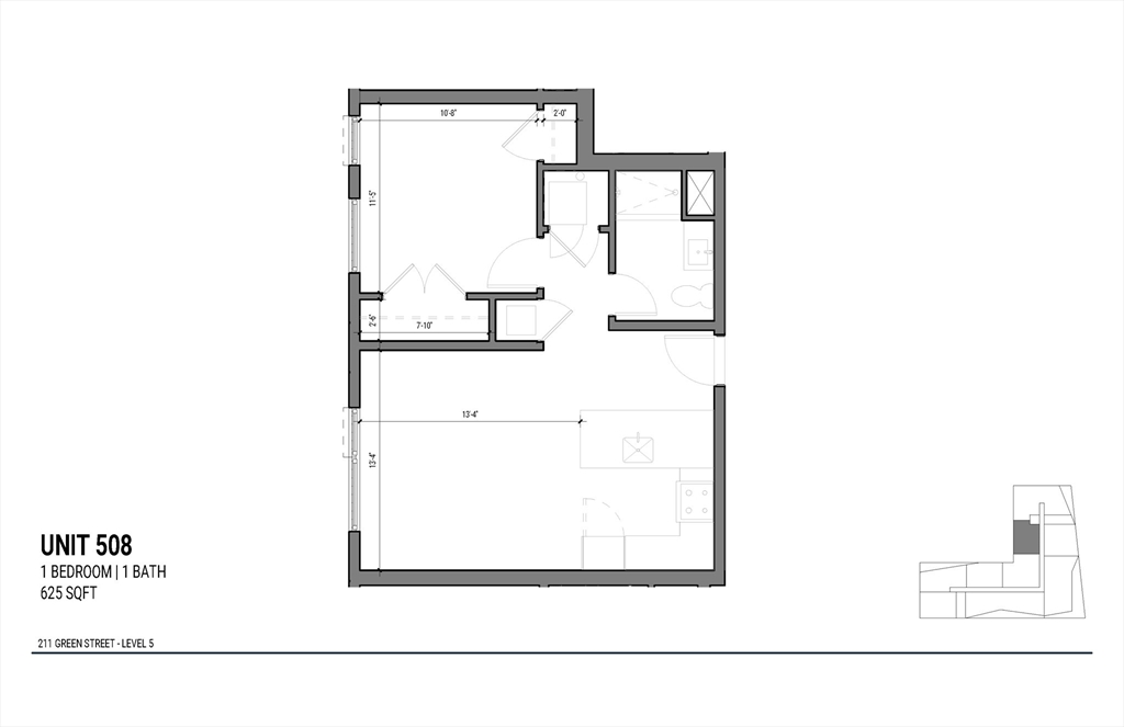 1 bed, 1 bath apartment for rent at 211 Green St Unit 508, Jamaica Plain — photo 12 of 12