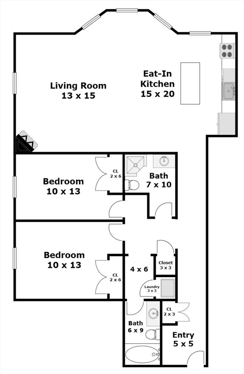 2 bed, 2 bath apartment for rent at 213 East Eagle St Unit 2, East Boston — photo 28 of 29