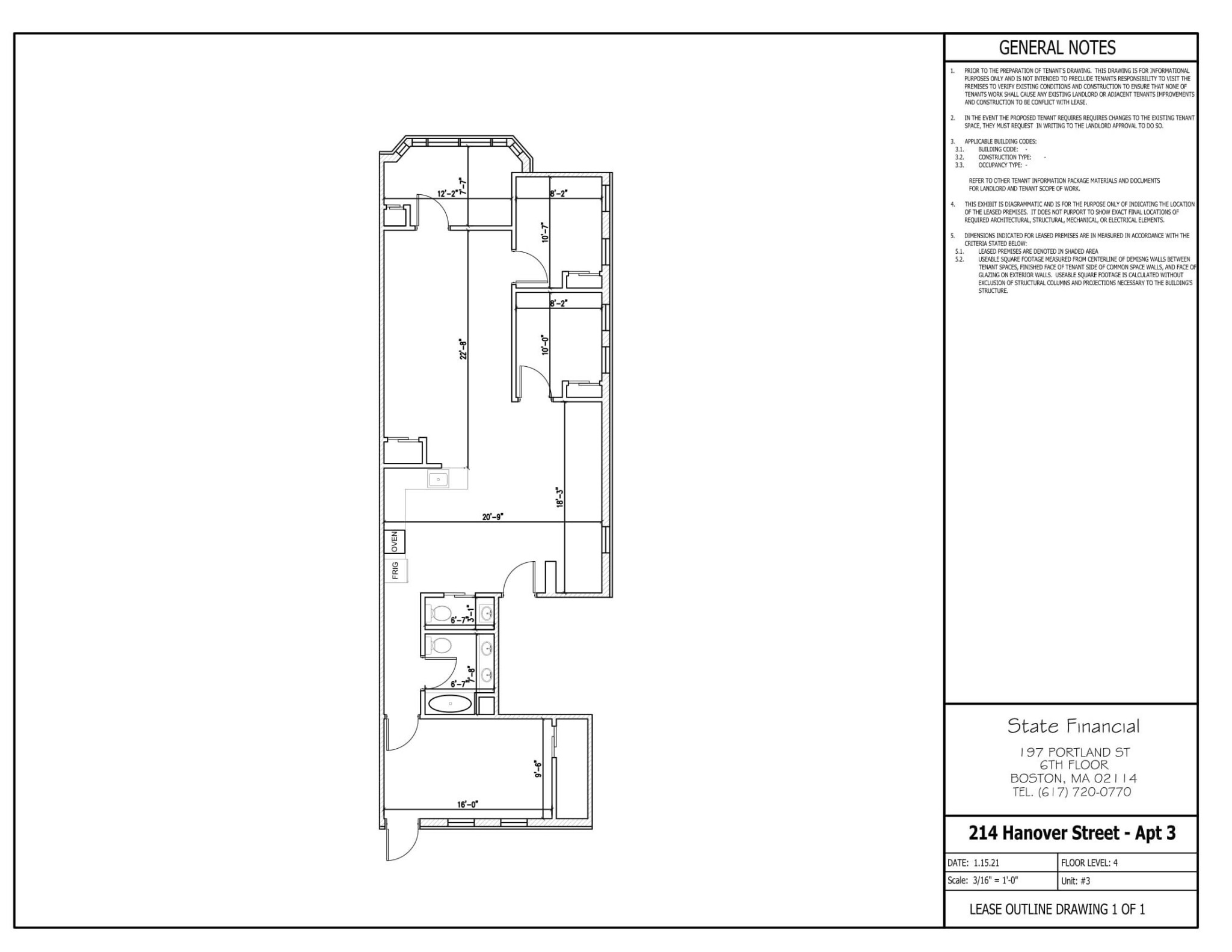4 bed, 2 bath apartment for rent at 214 Hanover St Unit 3, North End — photo 64 of 68