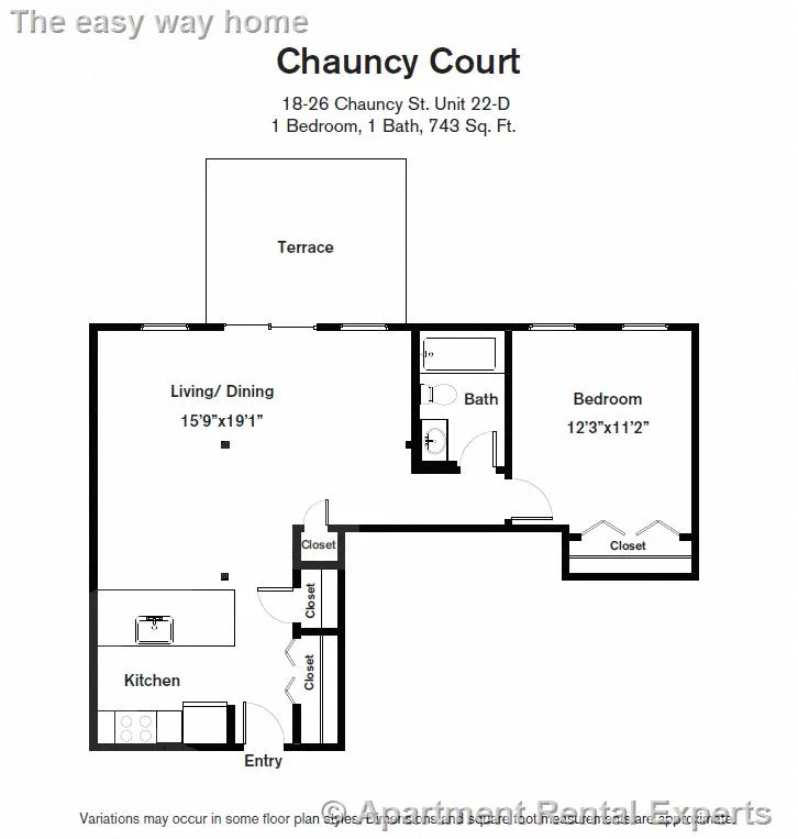 1 bed, 1 bath apartment for rent at 22 Chauncy St Unit D, Harvard Square — photo 5 of 5
