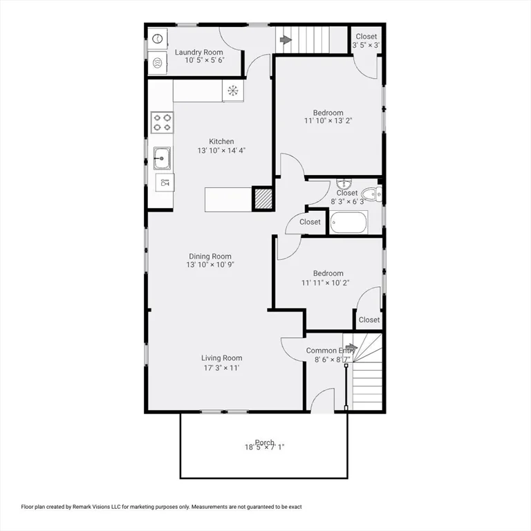 2 bed, 1 bath apartment for rent at 22 Leonard St Unit 22, Woburn — photo 24 of 24