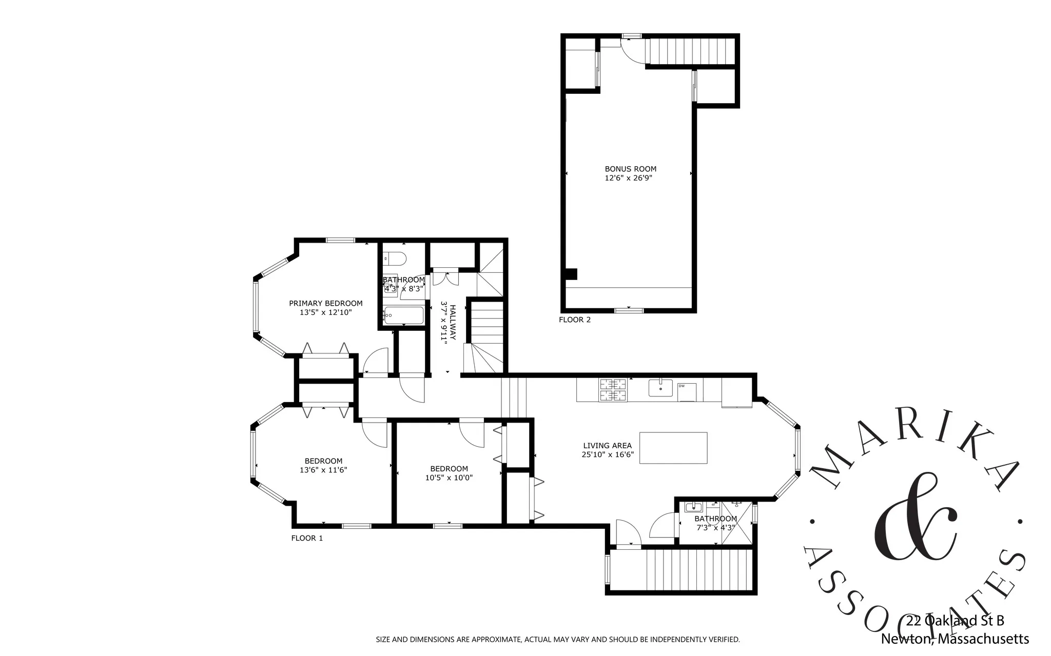 3 bed, 2 bath apartment for rent at 22 Oakland St Unit B, Newton Corner — photo 15 of 24