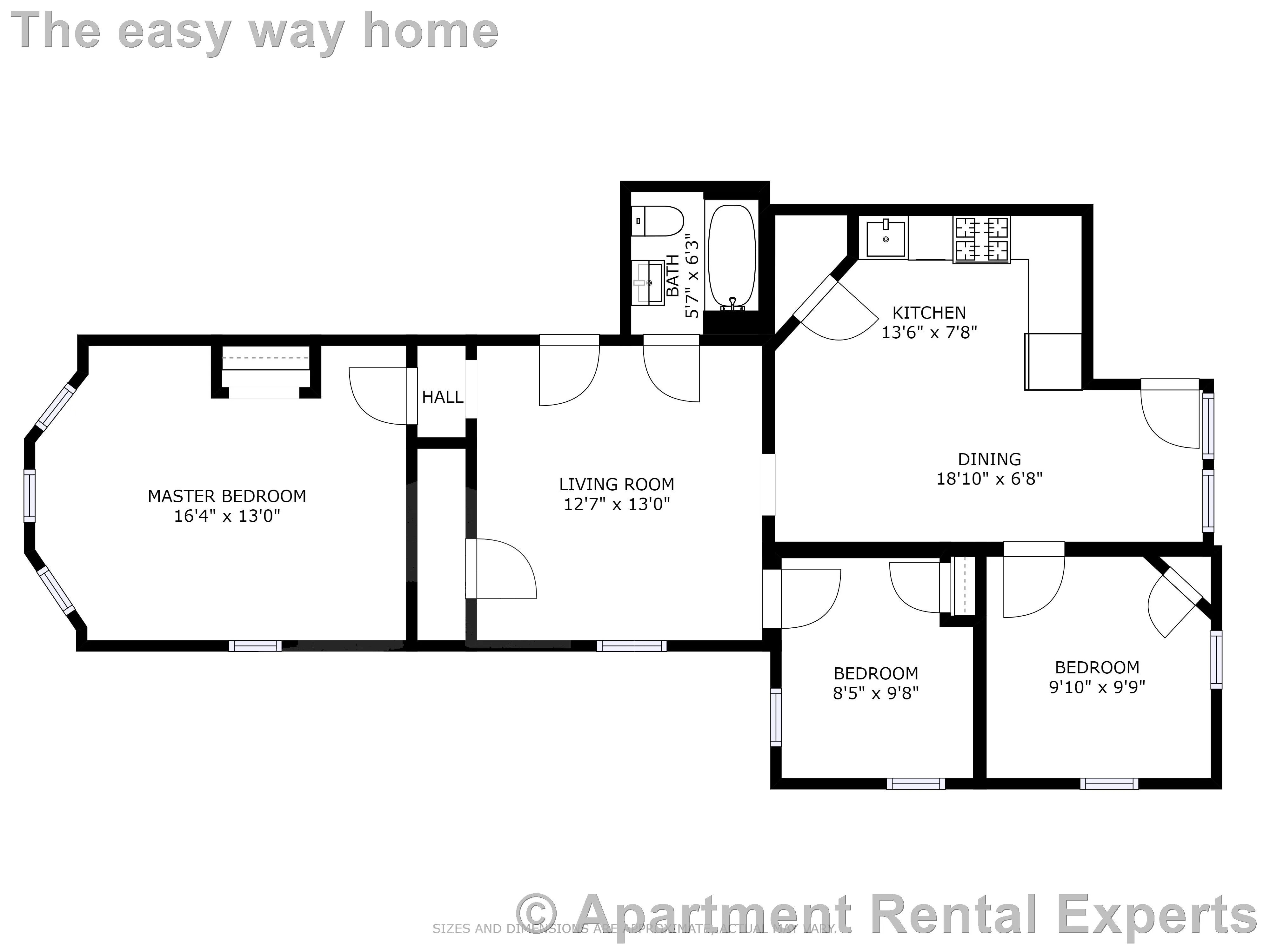 3 bed, 1 bath apartment for rent at 220 Prospect St Unit 1, Central Square — photo 6 of 7