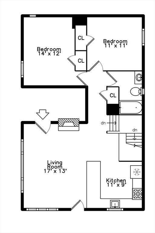 2 bed, 2 bath apartment for rent at 224 Hurley St Unit 1, Kendall Square — photo 19 of 20
