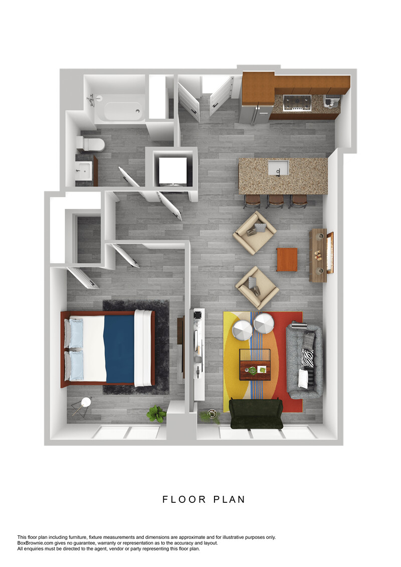 1 bed, 1 bath apartment for rent at 225 Centre St Unit 406, Jamaica Plain