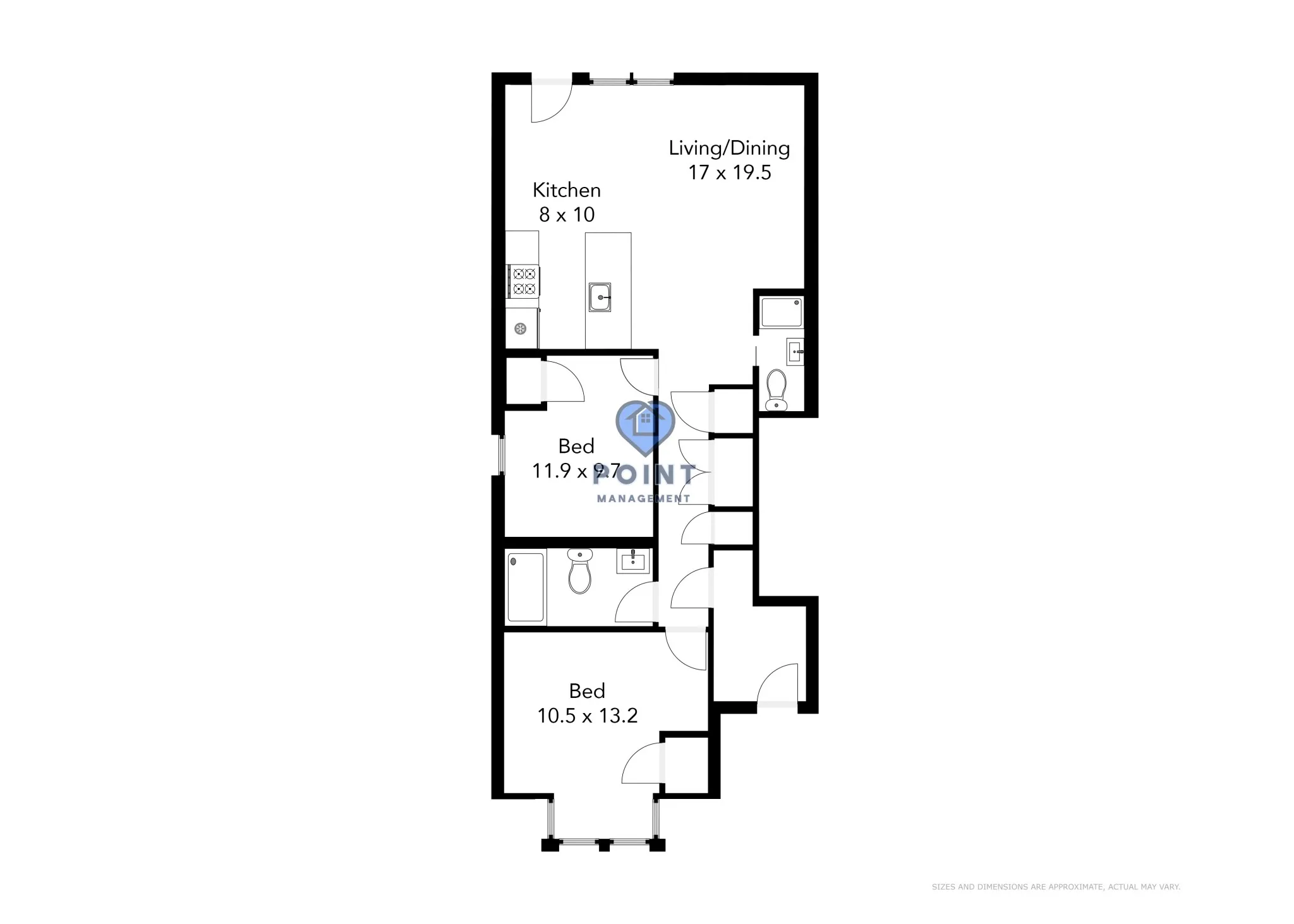 2 bed, 2 bath apartment for rent at 226-228 Princeton St Unit 2, East Boston — photo 6 of 6