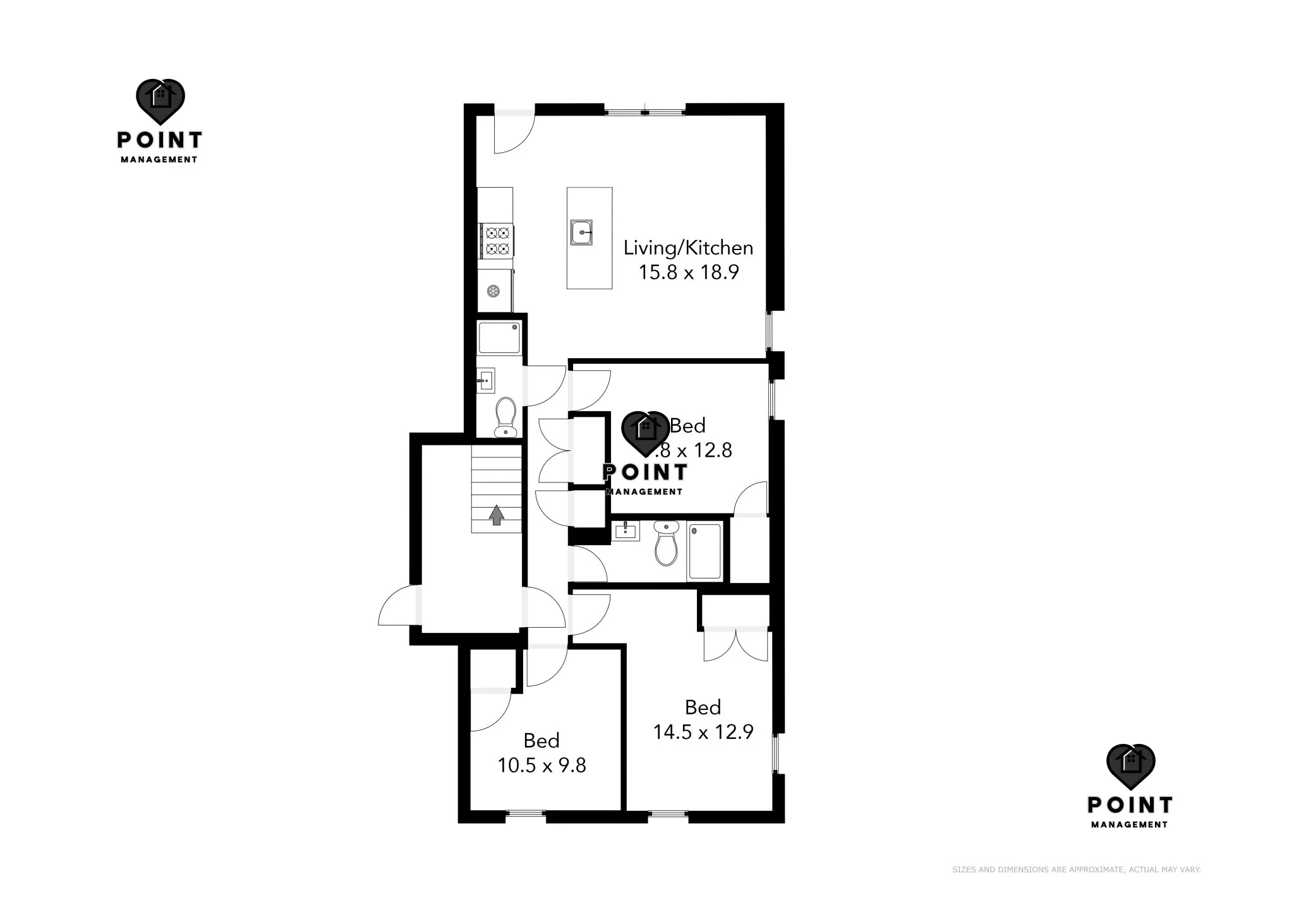 3 bed, 2 bath apartment for rent at 226-228 Princeton St Unit 7, East Boston — photo 13 of 13