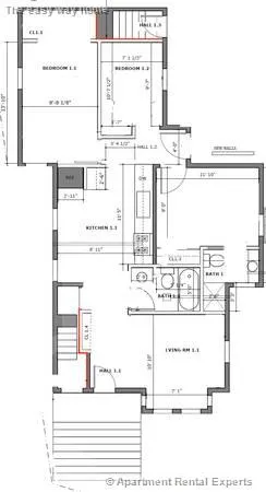 3 bed, 2 bath apartment for rent at 23 Wesley Park Unit 1, Union Square — photo 5 of 9