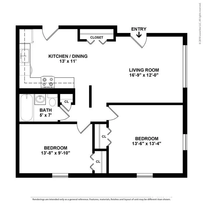 2 bed, 1 bath apartment for rent at 230 Babcock St Unit 3H, North Brookline — photo 12 of 13