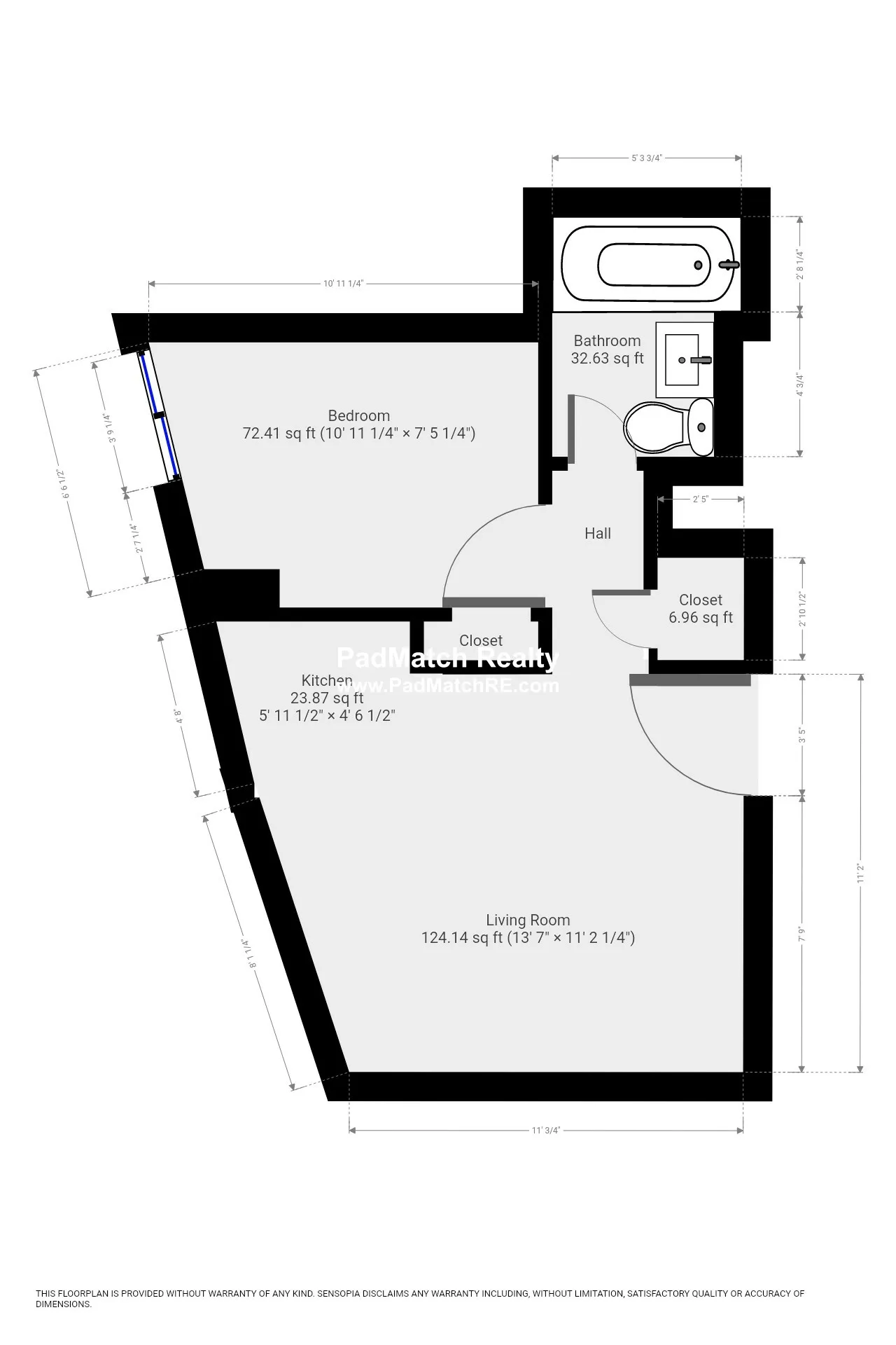 1 bed, 1 bath apartment for rent at 231 Harrison Ave Unit 26, Chinatown — photo 9 of 12