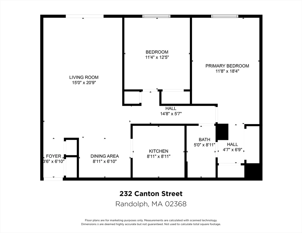 2 bed, 1 bath apartment for rent at 232 Canton Unit 108, Randolph — photo 17 of 17