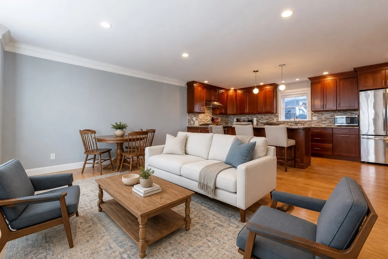3 bed, 2 bath apartment for rent at 233 Grove St Unit 2, Waltham