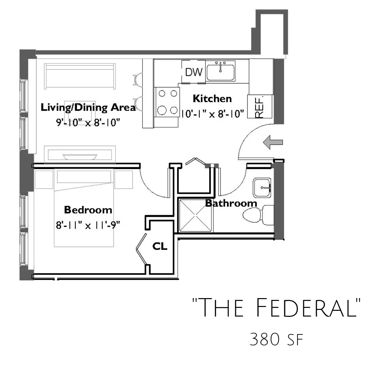 1 bed, 1 bath apartment for rent at 233 Lafayette St Unit 25, Salem — photo 9 of 11