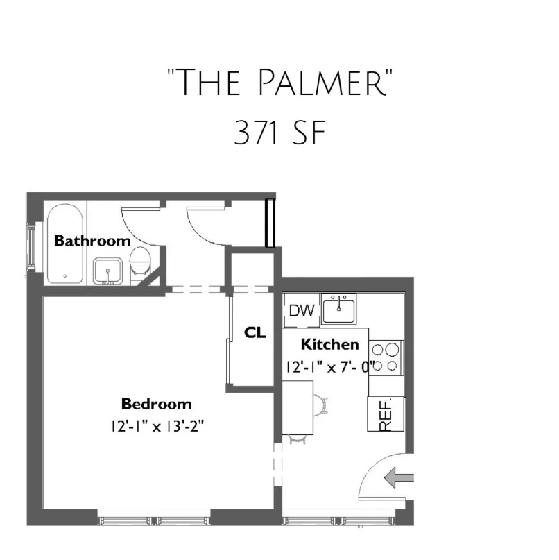 Studio bed, 1 bath apartment for rent at 233 Lafayette St Unit 4, Salem — photo 7 of 10