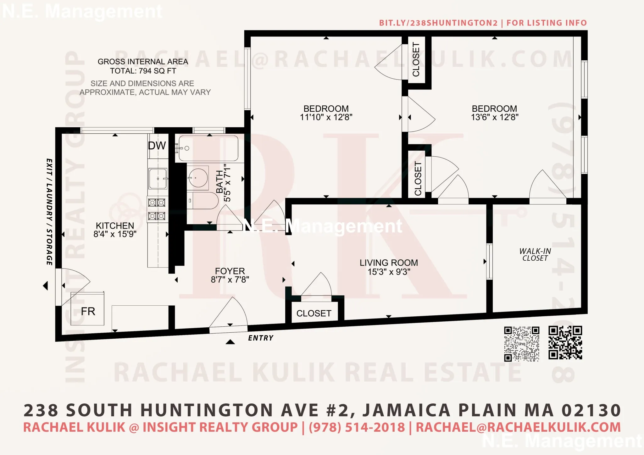 2 bed, 1 bath apartment for rent at 238 South St Unit 2, Jamaica Plain
