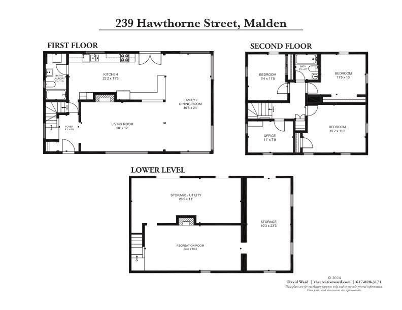 3 bed, 2 bath apartment for rent at 239 Hawthorne St, Malden — photo 23 of 23