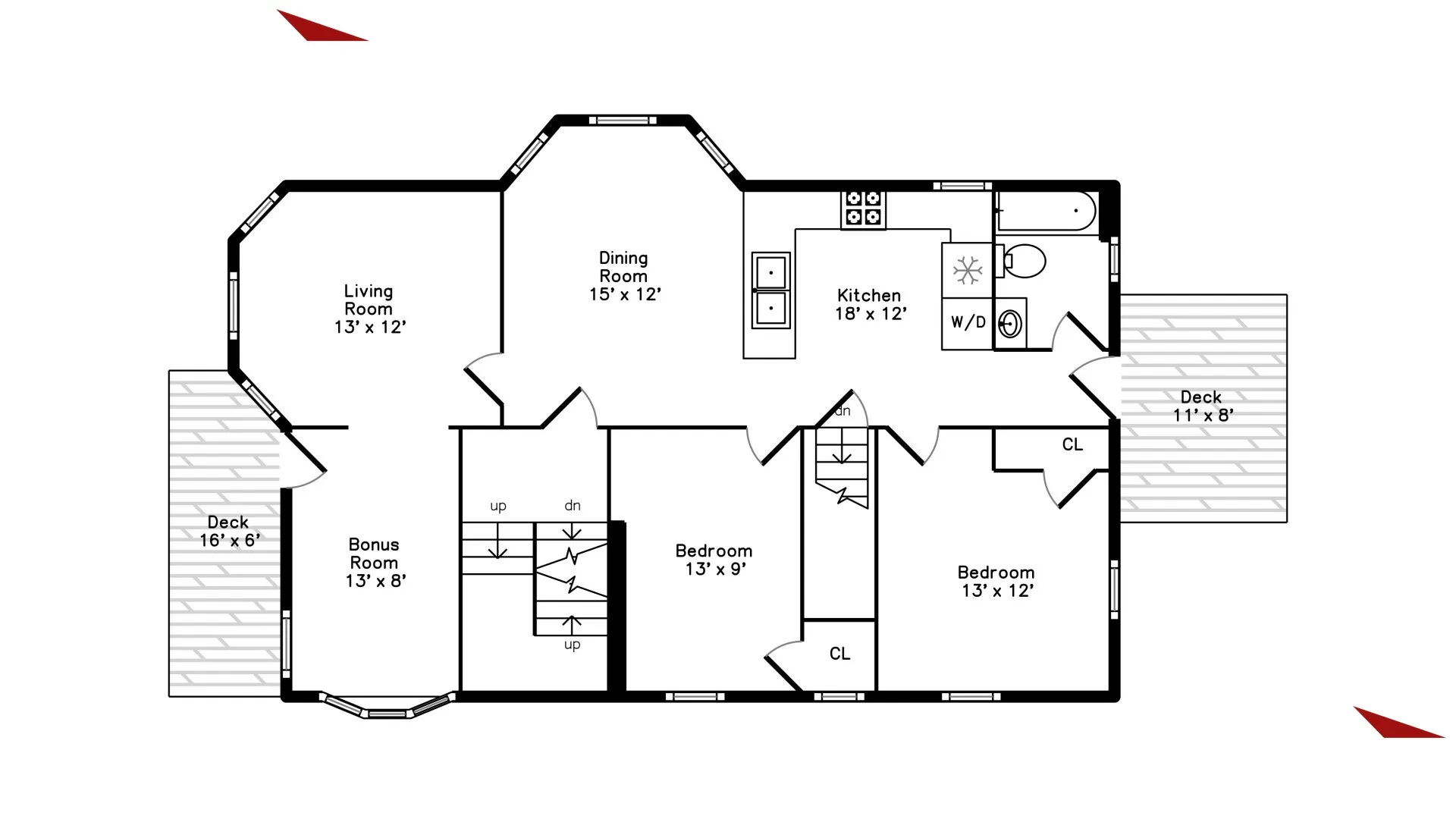 3 bed, 1 bath apartment for rent at 24 Pearson Rd Unit 2, Powder House Square — photo 10 of 10