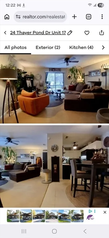 1 bed, 1 bath apartment for rent at 24 Thayer Pond Dr Unit 17, North Oxford — photo 1 of 4