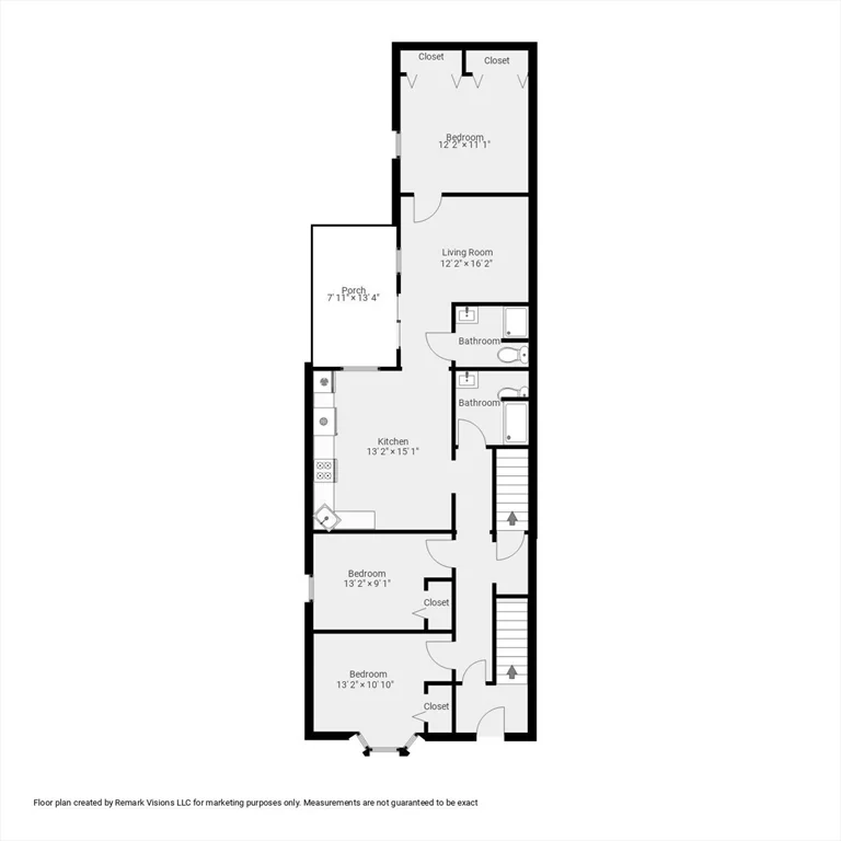 3 bed, 2 bath apartment for rent at 24 Thomas Park Unit 1, South Boston — photo 12 of 12