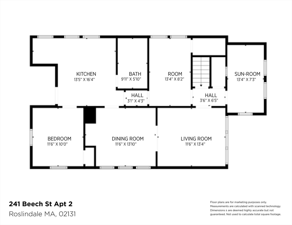 3 bed, 1 bath apartment for rent at 241 Beech St Unit 2, Roslindale — photo 18 of 18
