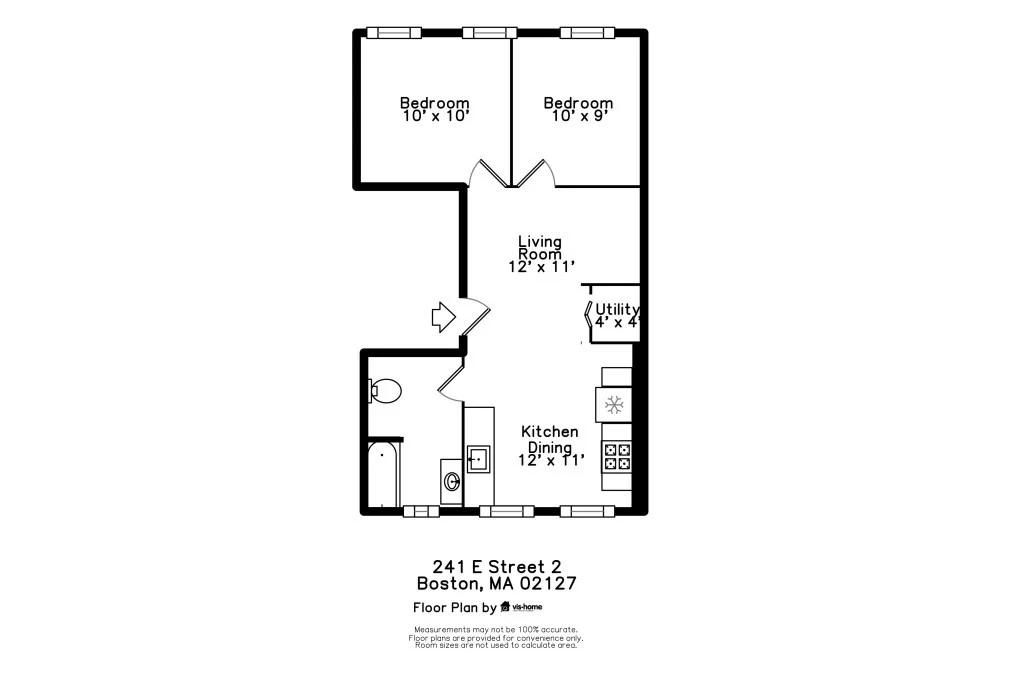 2 bed, 1 bath apartment for rent at 241 E St Unit 3, South Boston — photo 11 of 11