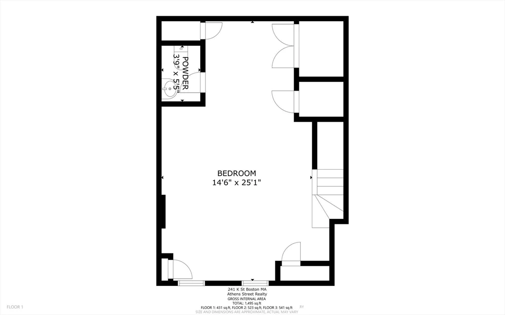 3 bed, 1 bath apartment for rent at 241 K Unit 241, South Boston — photo 37 of 37