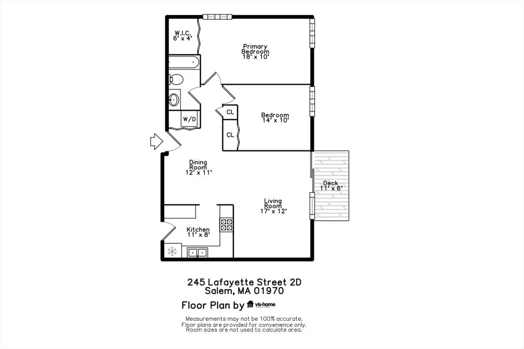 2 bed, 1 bath apartment for rent at 245 Lafayette St Unit 2D, Salem — photo 17 of 17