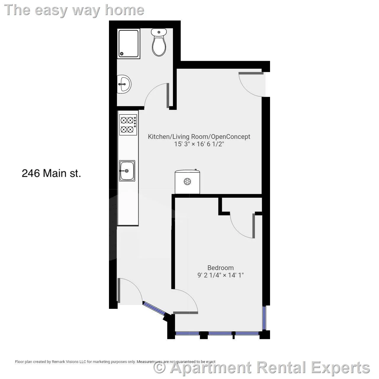 1 bed, 1 bath apartment for rent at 246 Main St Unit 1, Malden Center — photo 5 of 6