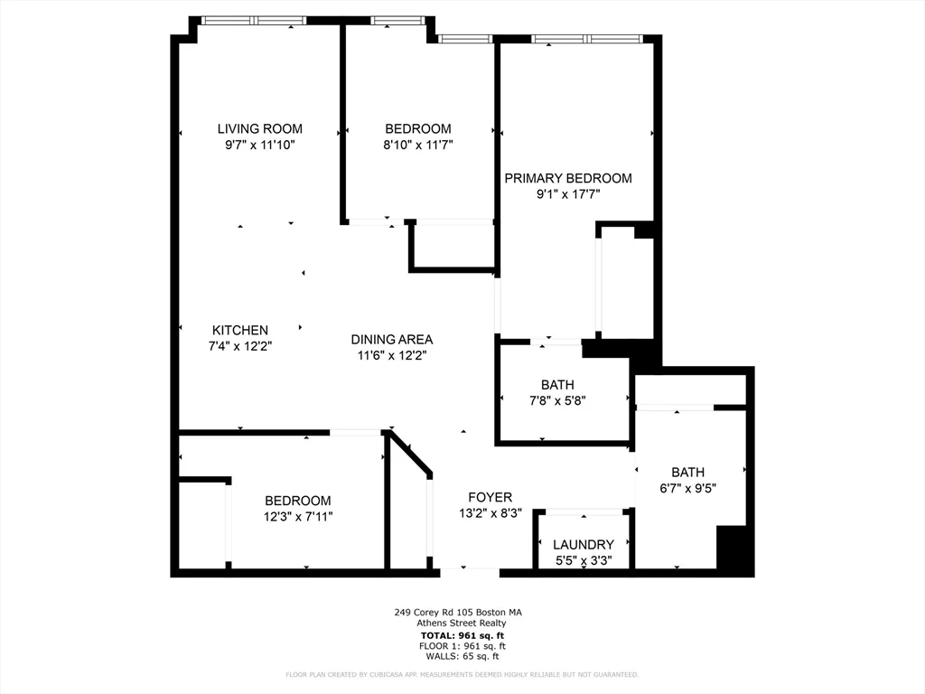 3 bed, 2 bath apartment for rent at 249 Corey Rd Unit 201, Boston — photo 39 of 42