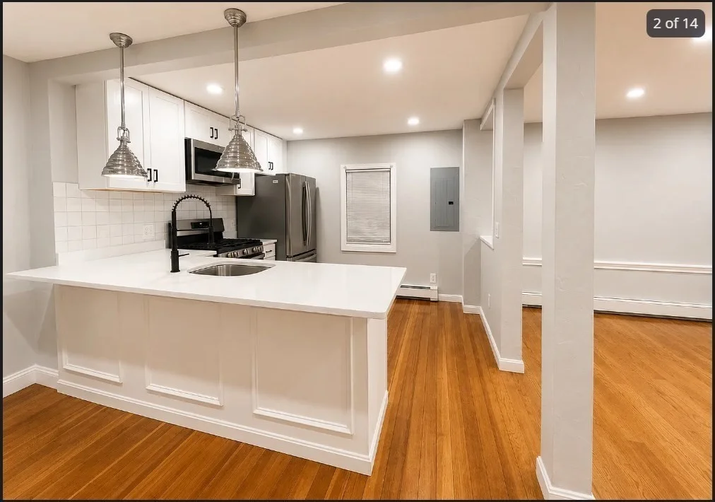3 bed, 1 bath apartment for rent at 25 Alice St Unit 1F, Revere — photo 2 of 14