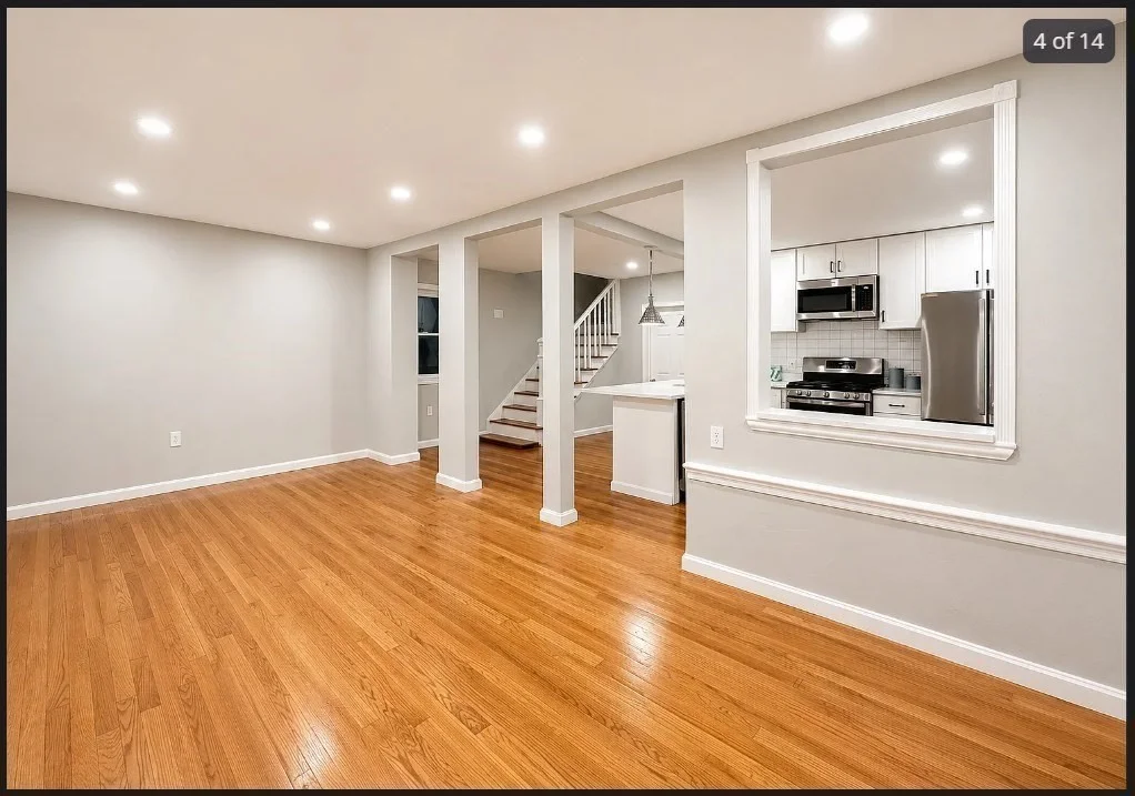 3 bed, 1 bath apartment for rent at 25 Alice St Unit 1F, Revere — photo 4 of 14