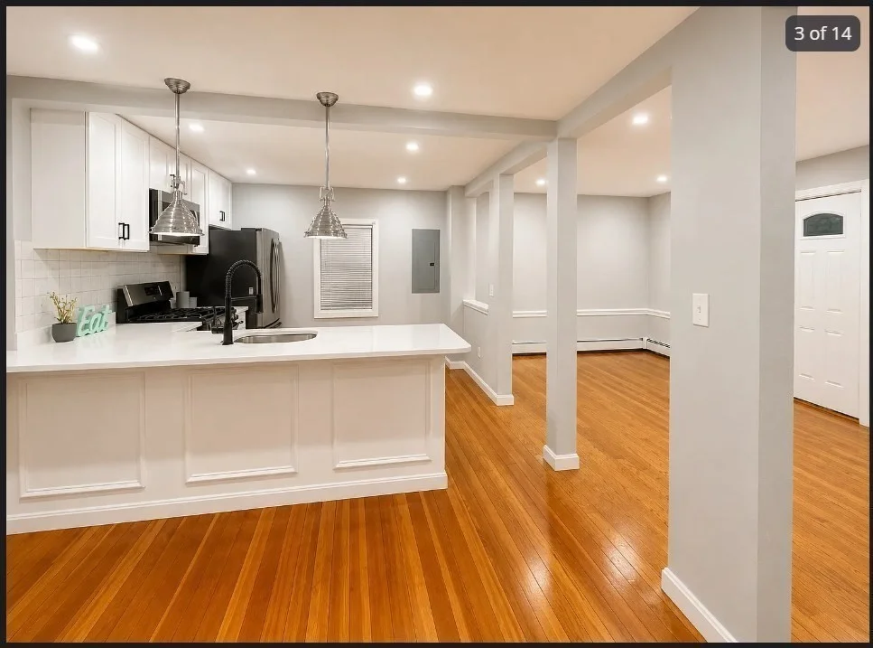 3 bed, 1 bath apartment for rent at 25 Alice St Unit 1F, Revere — photo 3 of 14