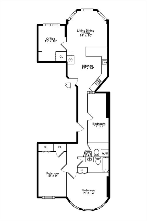 4 bed, 1 bath apartment for rent at 25 Bay State Rd Unit 2, Back Bay — photo 16 of 19