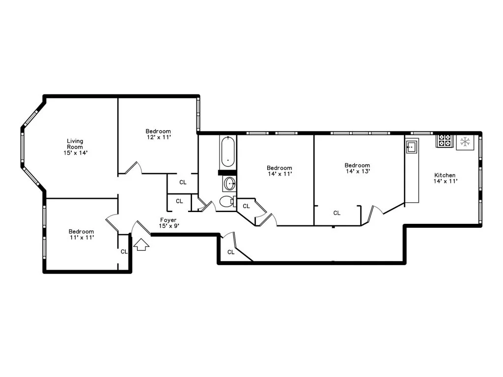 4 bed, 1 bath apartment for rent at 25 Chester St Unit 4, Brighton — photo 10 of 11