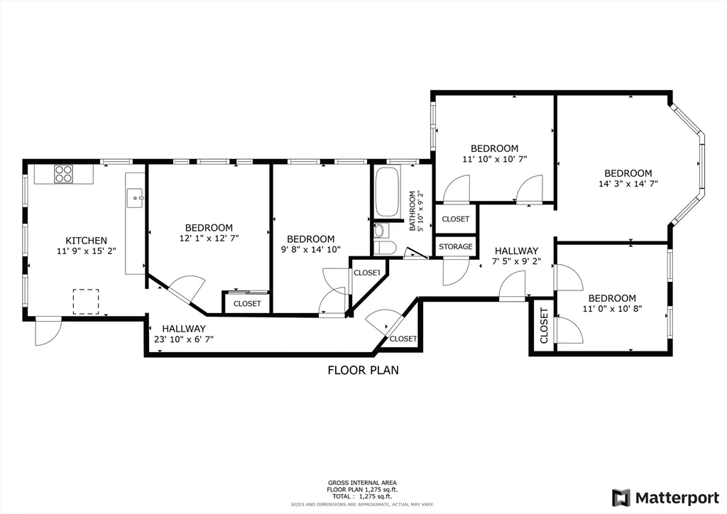 4 bed, 1 bath apartment for rent at 25 Chester Unit 3, Brighton — photo 14 of 14
