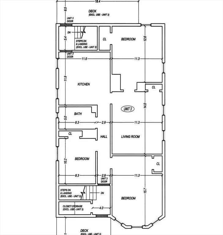 3 bed, 1 bath apartment for rent at 25 Hecla St Unit U3, Dorchester — photo 16 of 21