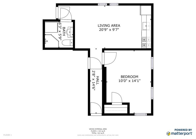 1 bed, 1 bath apartment for rent at 25 Macarthur St Unit 1, Somerville — photo 14 of 15