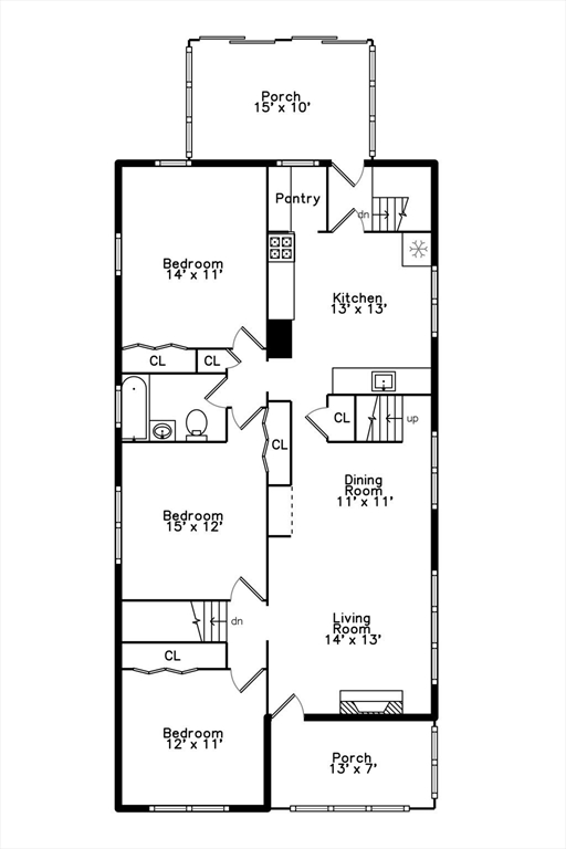 3 bed, 1 bath apartment for rent at 25 Mendum St Unit 2, Jamaica Plain — photo 22 of 22