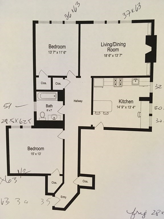 2 bed, 1 bath apartment for rent at 25 Stearns Rd Unit 4, Coolidge Corner — photo 12 of 24