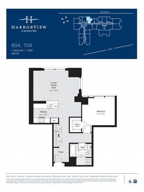 1 bed, 1 bath apartment for rent at 250 1 St Ave Unit 1-0527, Charlestown — photo 5 of 28