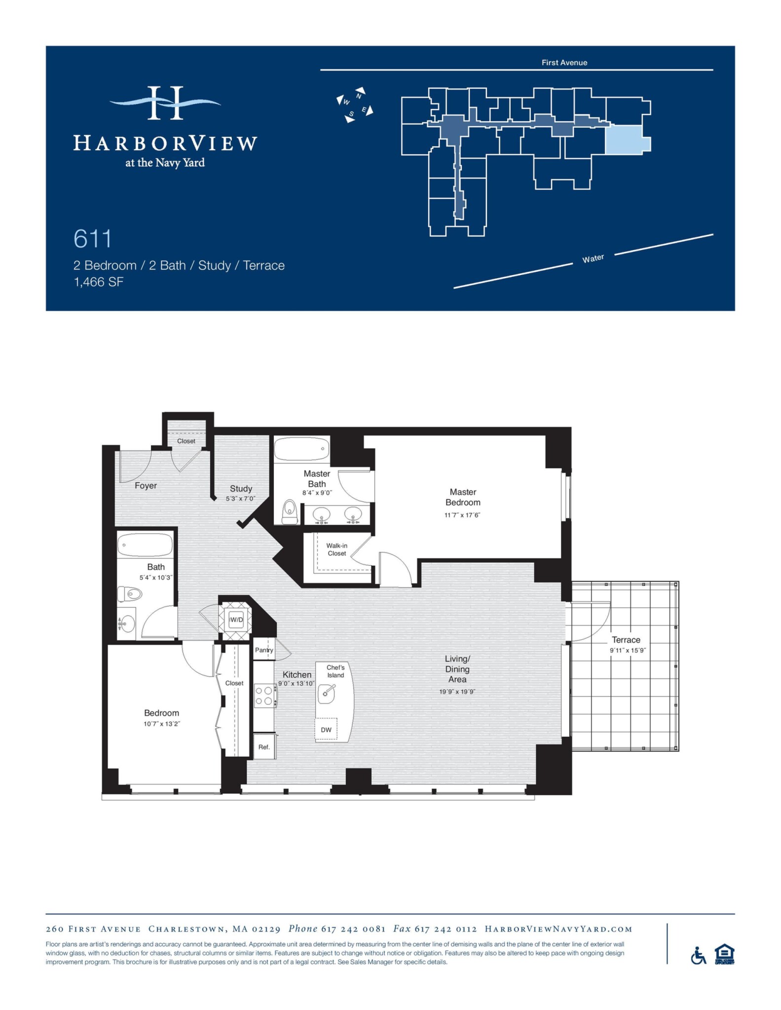 2 bed, 2 bath apartment for rent at 250 1 St Ave Unit 1-0611, Charlestown — photo 2 of 28