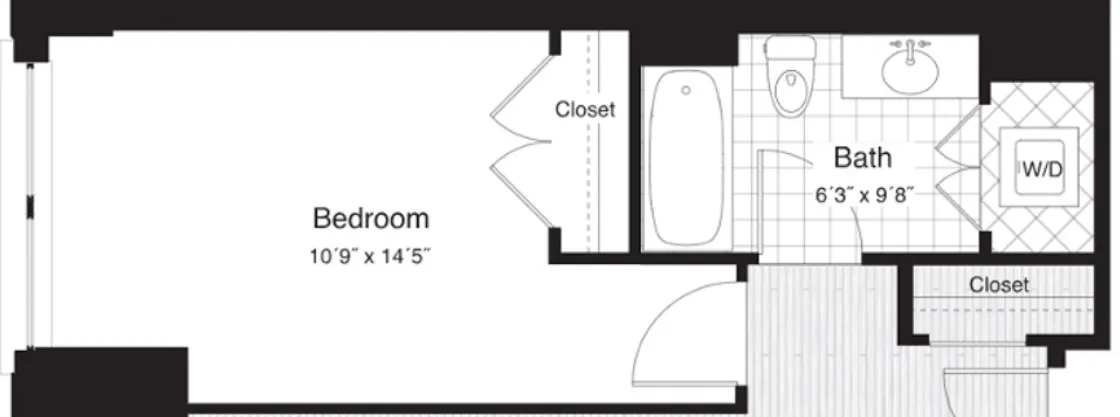 1 bed, 1 bath apartment for rent at 250 1st Ave Unit 1-0620, Charlestown — photo 3 of 4
