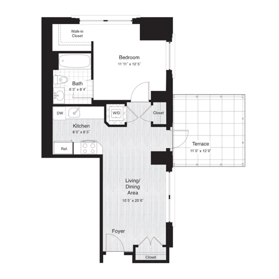 1 bed, 1 bath apartment for rent at 250 1st Ave Unit 10803, Charlestown — photo 8 of 8