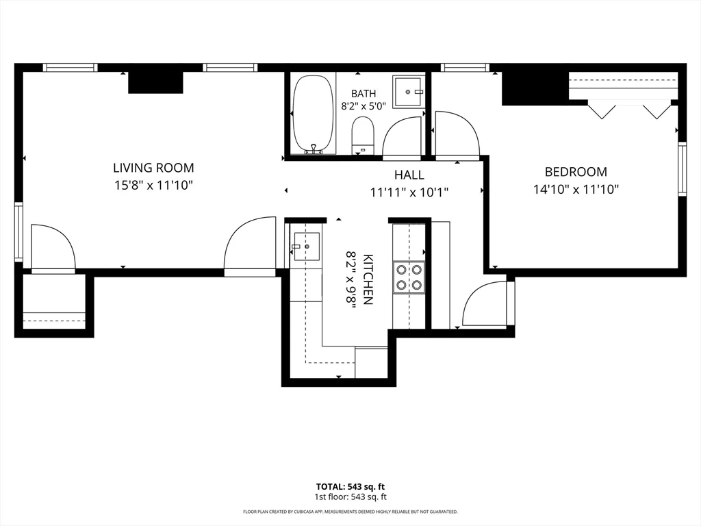 1 bed, 1 bath apartment for rent at 250-252 Main St Unit 5, Charlestown — photo 5 of 5