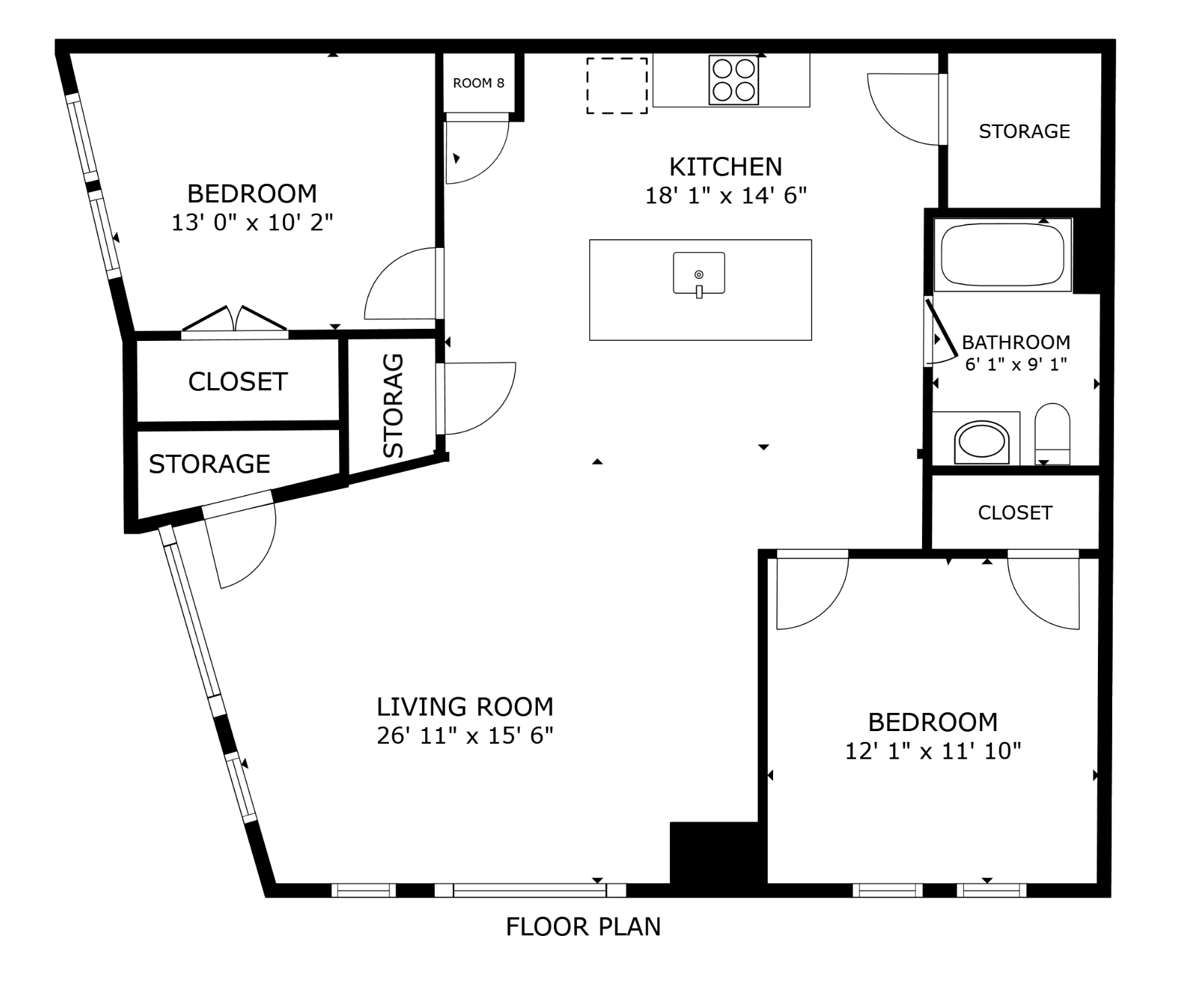 2 bed, 1 bath apartment for rent at 250 Centre St Unit 402, Jamaica Plain — photo 11 of 25