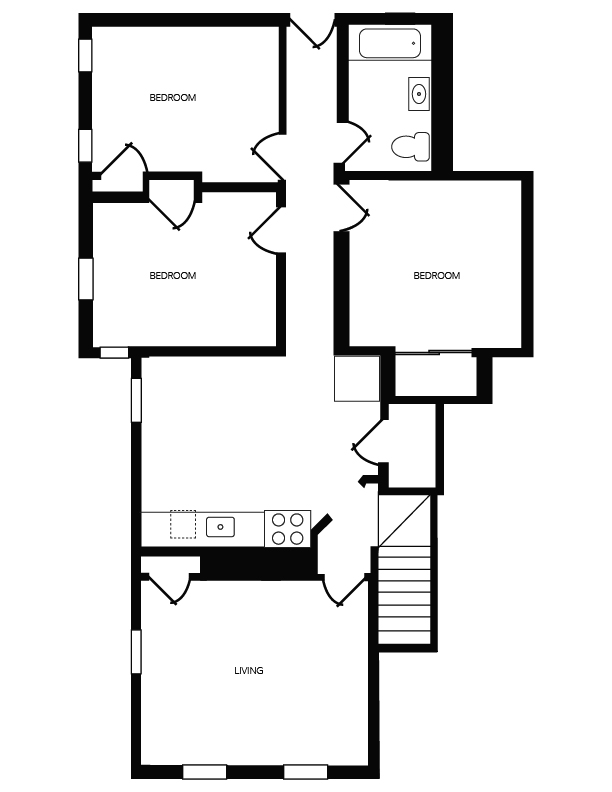 3 bed, 1 bath apartment for rent at 250 River St Unit 250, Bleachery — photo 11 of 11