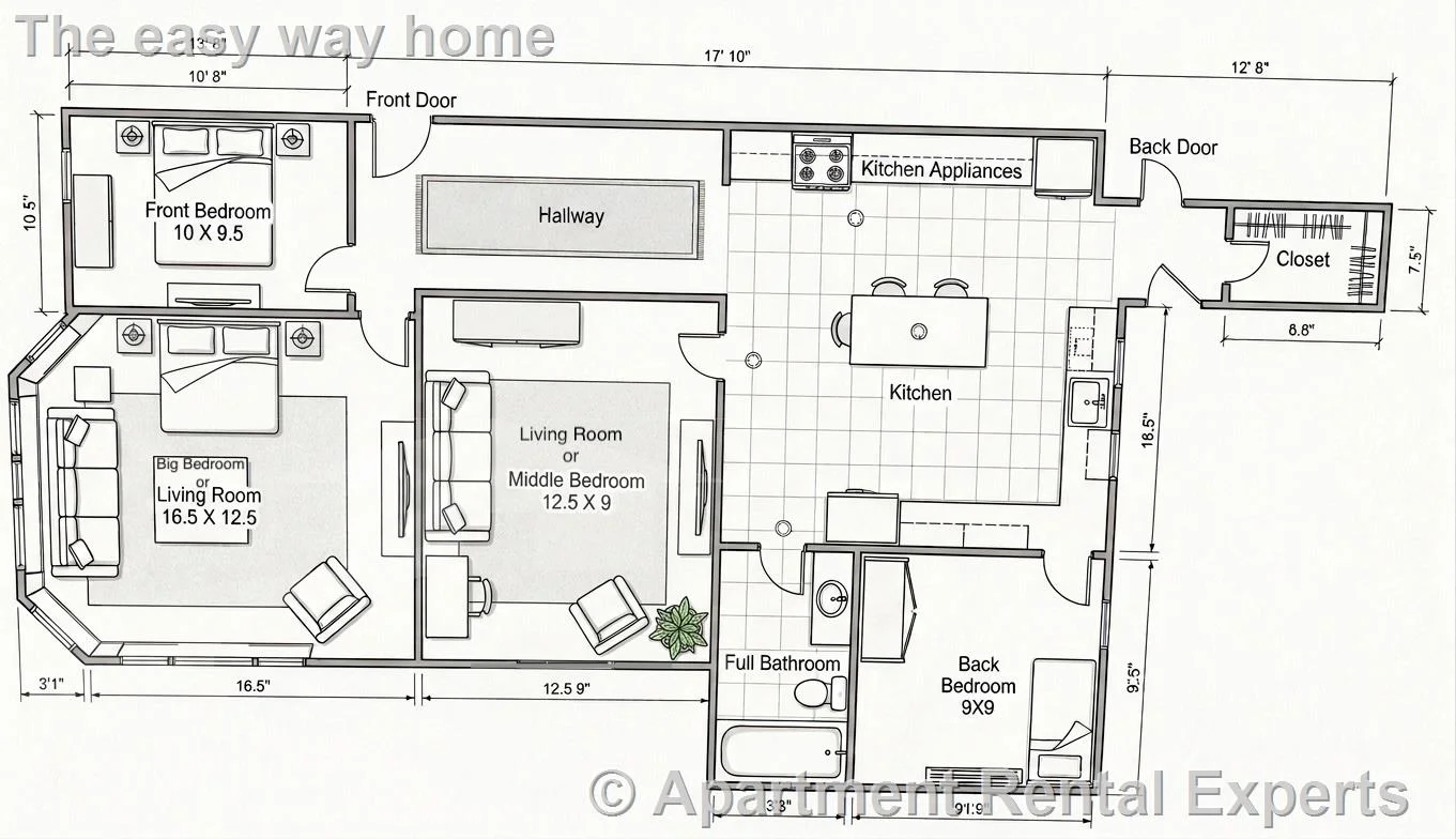 2 bed, 1 bath apartment for rent at 254 Windsor St Unit 2R, Central Square — photo 11 of 12