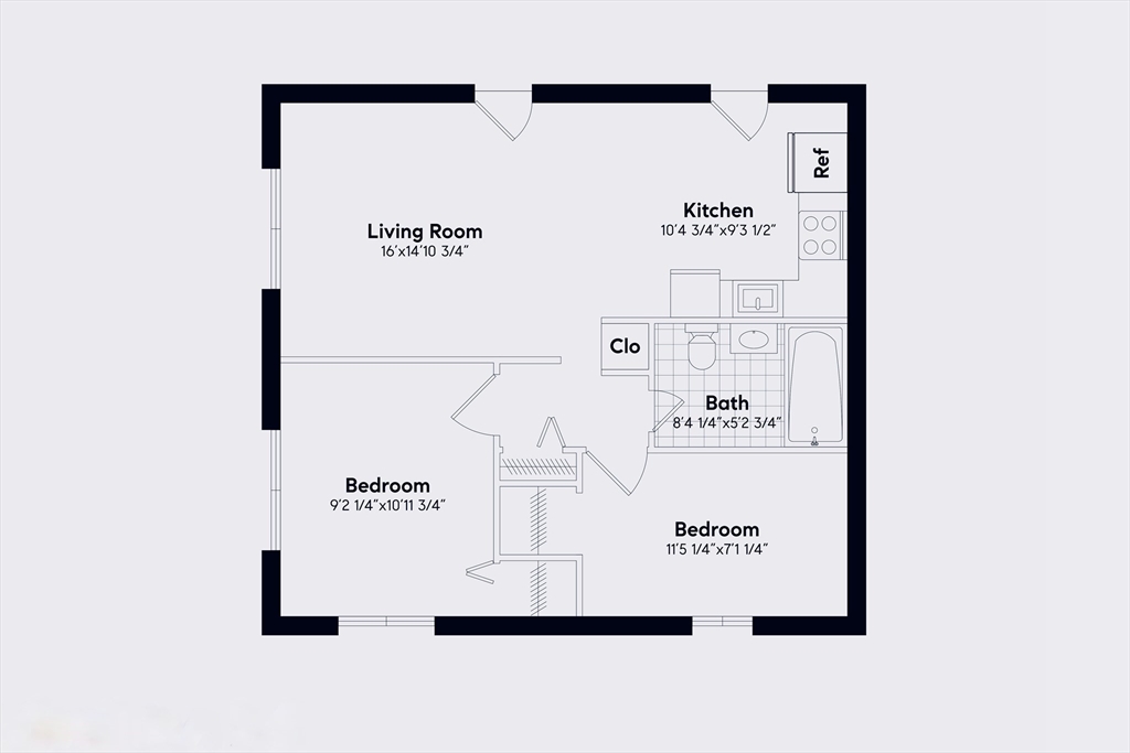 2 bed, 1 bath apartment for rent at 256 Parker Hill Ave Unit 12, Mission Hill — photo 9 of 9